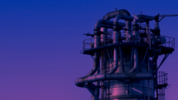 top of a refinery